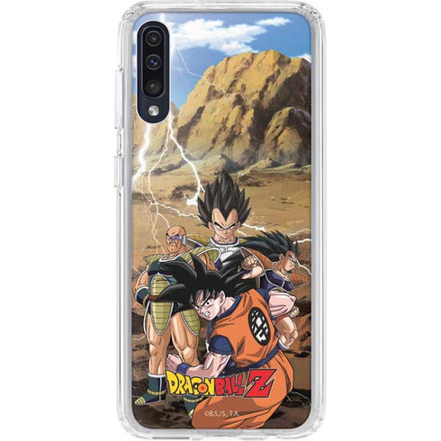 Dragon Ball Z Goku Versus Saiyans Galaxy A50 Clear Case
